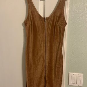 Zip up cocktail dress